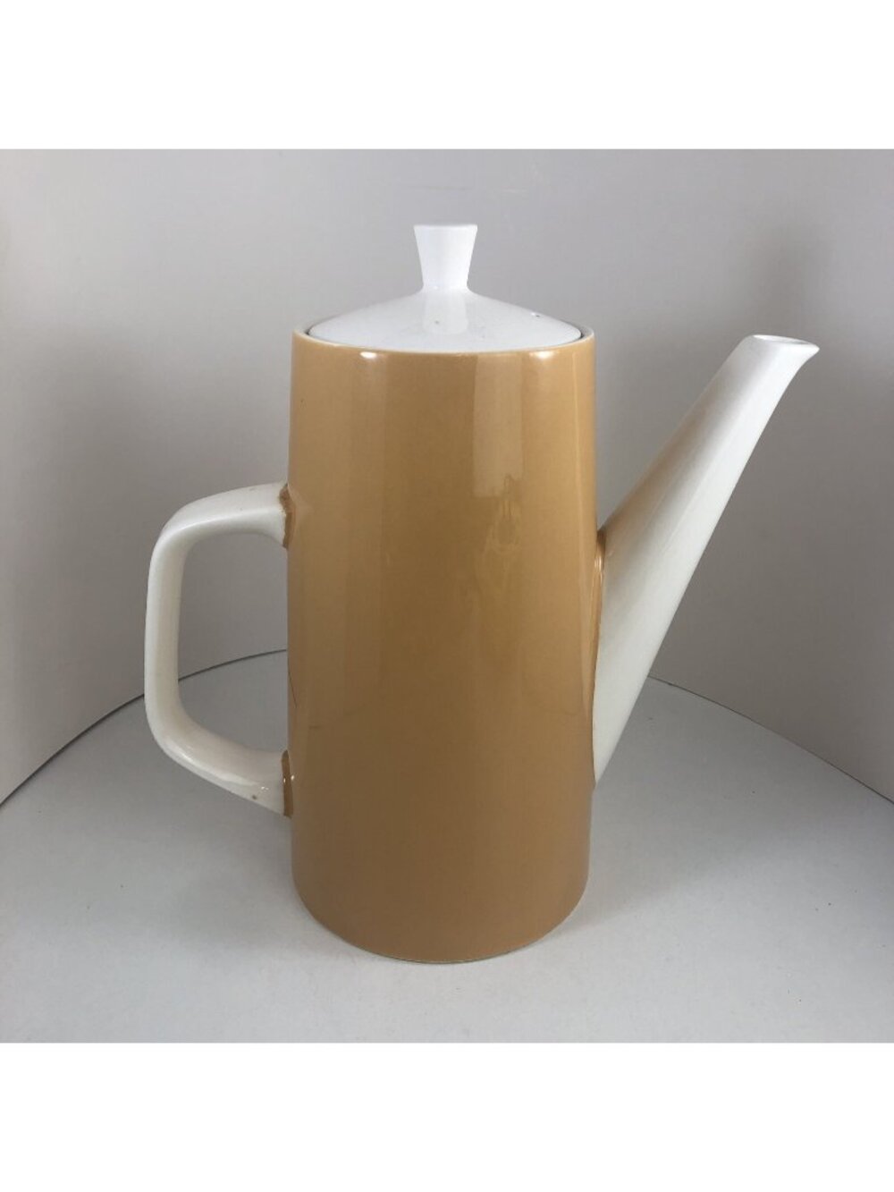 Vintage MCM Mikasa Cera Stone Coffee Pot & Lid